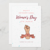 Internationale Vrouwendag 08 Kaart (Voorkant / Achterkant)
