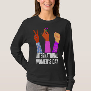 Internationale Vrouwendag 2022 Break de Bias Vrouw T-shirt