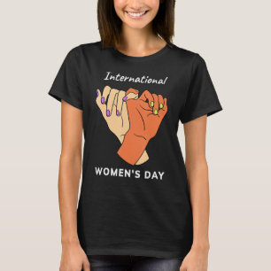Internationale Vrouwendag 2022 Vrouwen Breken de b T-shirt