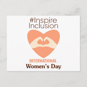 Internationale Vrouwendag 2024 Inspire Inclusie Briefkaart