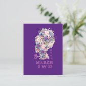 Internationale Vrouwendag 2025: Feminini vieren Briefkaart (Staand voorkant)