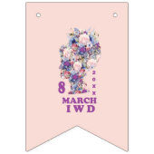 Internationale Vrouwendag 2025 Vlaggetjes (Tweede vlag)