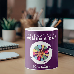 Internationale Vrouwendag 2026 Geef Om Te Krijgen Koffiemok