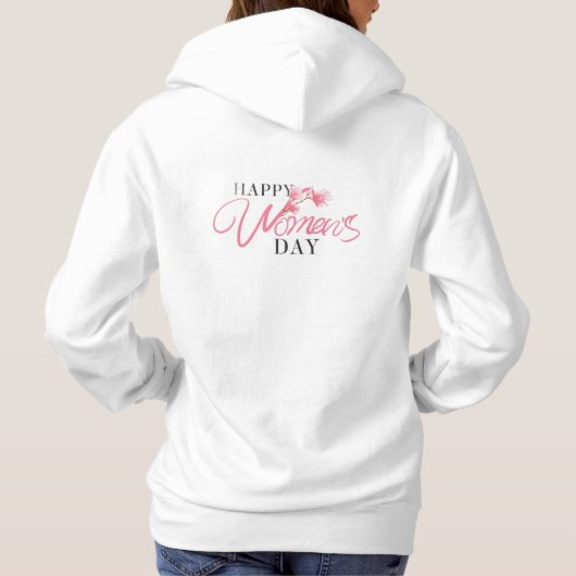Internationale Vrouwendag 2026 Hoodie (Achterkant)