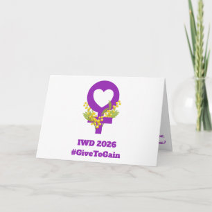 Internationale Vrouwendag 2026 IWD Geef Om Te Krij Kaart