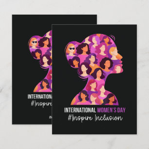 Internationale Vrouwendag 8 maart Feestdagenkaart
