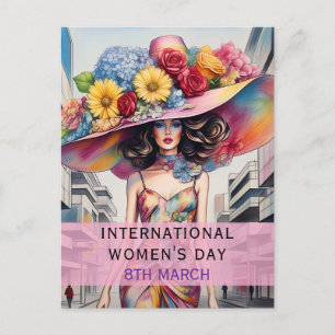 Internationale Vrouwendag - 8 Maart Hart Briefkaart