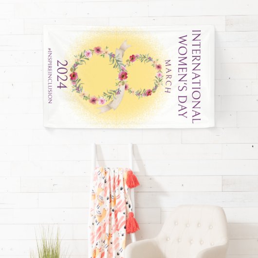 Internationale Vrouwendag 8 maart inspireert inclu Spandoek (Insitu)