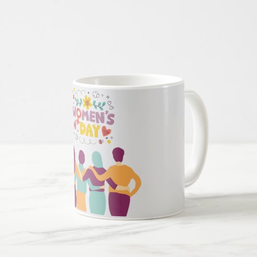 Internationale Vrouwendag - 8 maart Koffie Mok (Voorkant rechts)