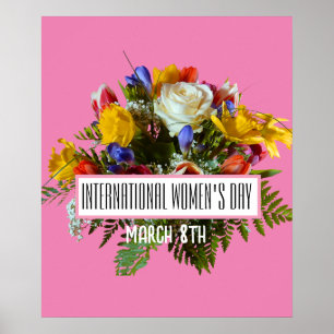 INTERNATIONALE VROUWENDAG 8 MAART POSTER