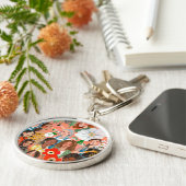 Internationale Vrouwendag afbeelding Magnet Sleutelhanger (Zijkant)