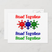 Internationale Vrouwendag Briefkaart (Voorkant / Achterkant)