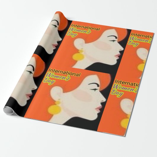 Internationale Vrouwendag . Cadeaupapier (Uitgerold)