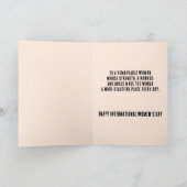 Internationale Vrouwendag Feestdagen Kaart (Binnen)