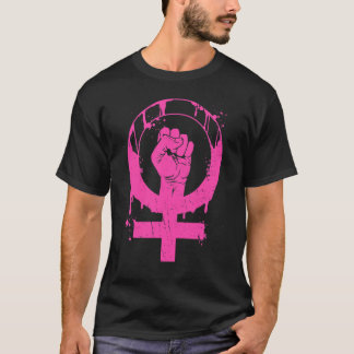 Internationale Vrouwendag Feminisme Symbool Femini T-shirt