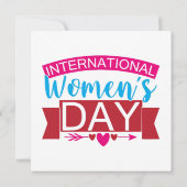 Internationale Vrouwendag Kaart (Achterkant)