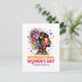 Internationale Vrouwendag Kaart (Staand voorkant)