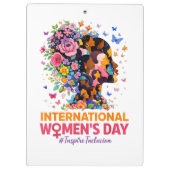 Internationale Vrouwendag Klembord (Achterkant)