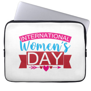 Internationale Vrouwendag Laptop Sleeve