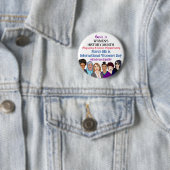 Internationale Vrouwendag: maart Ronde Button 5,7 Cm (In situ)