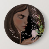 Internationale Vrouwendag met Hart Button (Voorkant)