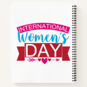 Internationale Vrouwendag Notitieboek (Achterkant)