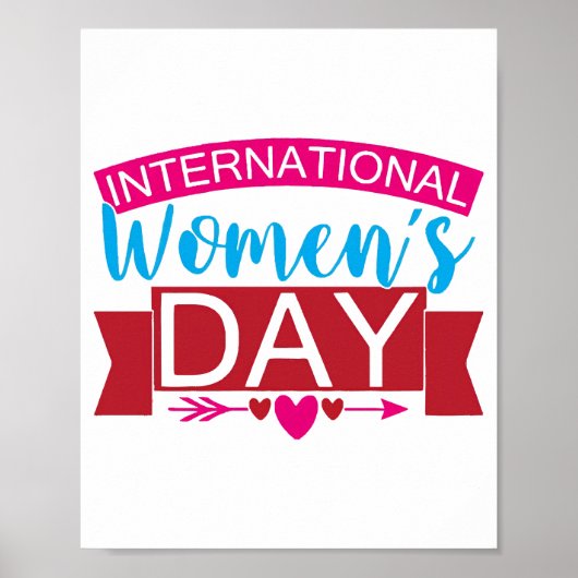 Internationale Vrouwendag Poster (Voorkant)