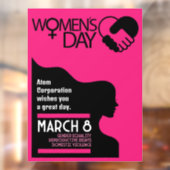 Internationale Vrouwendag Raamsticker (Vel 2)