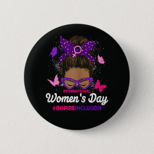 Internationale Vrouwendag Ronde Button 5,7 Cm