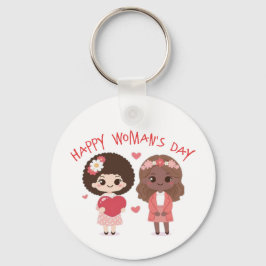 Internationale Vrouwendag Sleutelhanger