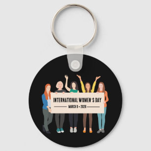 Internationale Vrouwendag Sleutelhanger