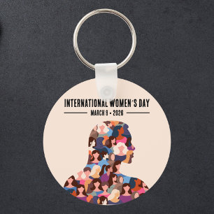 Internationale Vrouwendag Sleutelhanger