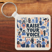 internationale vrouwendag sleutelhanger (Voorkant)