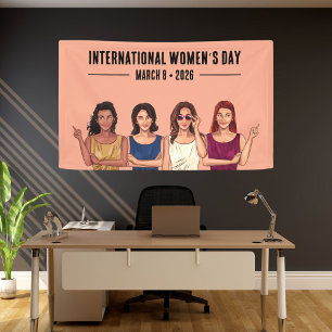 Internationale Vrouwendag Spandoek