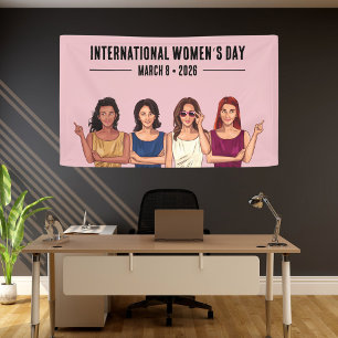 Internationale Vrouwendag Spandoek