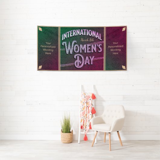 Internationale Vrouwendag Spandoek (Insitu)