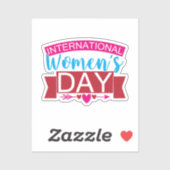 Internationale Vrouwendag Sticker (Vel)