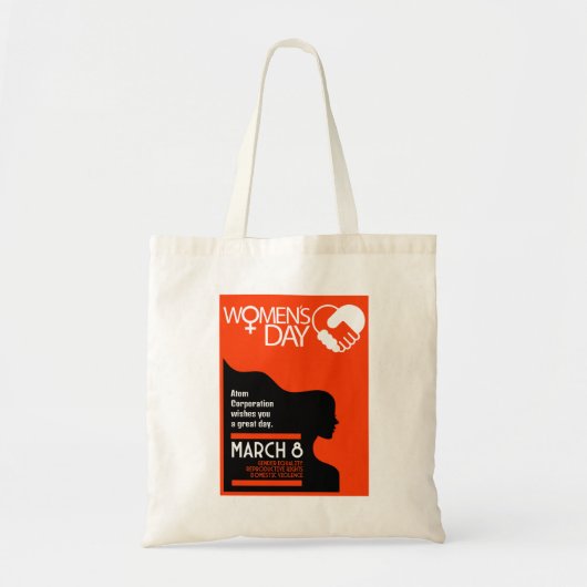 Internationale Vrouwendag Tote Bag (Voorkant)