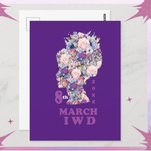 Internationale Vrouwendag: Vier Feminini Briefkaart