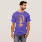 Internationale Vrouwendag - Vrouw symbool T-shirt (Voorkant volledig)