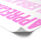 Internationale vrouwendag-woordwolk poster (Hoek)