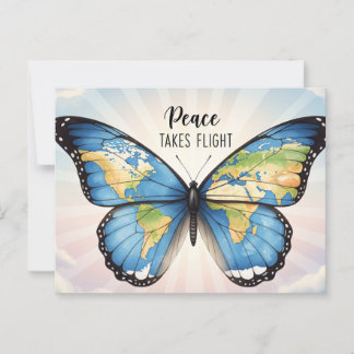 internationale wereldvrede briefkaart