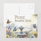 internationale wereldvrede briefkaart (Voorkant / Achterkant)