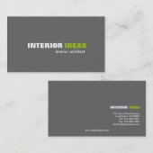 Interne architect - Visitekaartjes (Voorkant / Achterkant)