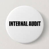 INTERNE AUDIT BADGE-BUTTON RONDE BUTTON 7,6 CM (Voorkant)