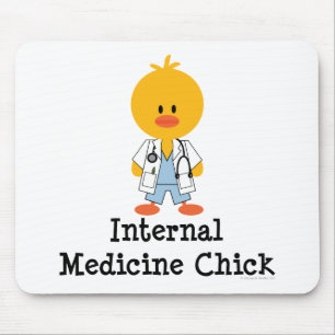 Interne geneeskunde Chick Mousepad Muismat