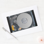 Interne harde schijf rechthoekige sticker (Envelop)