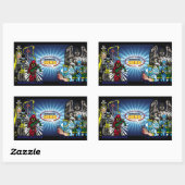 Interne Hero Karakter Banner sticker (Vel)