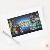 Interne Hero Karakter Banner sticker (Envelop)
