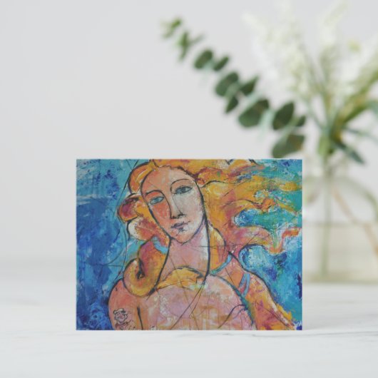 Interne schoonheid horizontale postkaart (Staand voorkant)